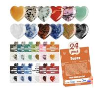 Kit de,Colección de Accesorios de Piedras Cristalinas con Tarjeta de Regalo - Set de Exploración de Gemas | para Niños Niño Padre Familia Cumpleaños Uso Diario Vacaciones y