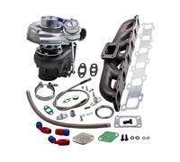 Kit de colector de admisión y turbocompresor compatible con Nissan Safari Patrol (4.2L) TD42 TD42T1 GQ GU Y60(Red)