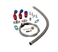 Kit de colector de admisión y turbocompresor compatible con Nissan Safari Patrol (4.2L) TD42 TD42T1 GQ GU Y60(Oil line)