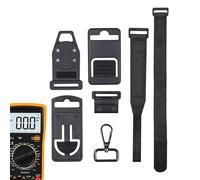 Kit de colgador de metro, kit de cinta magnética | multímetro ajustable, clip para colgar, práctica correa magnética para colgar instrumentos multímetros