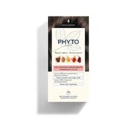 Kit De Color De Cabello Phyto 4 Castaño Coloración Sin Amoníaco Ni Siliconas