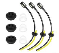 Kit de combustible de 9 piezas para cortadores de cepillo y cortadoras de césped, incluye mangueras, filtros y juntas para un funcionamiento eficiente