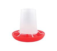 Kit de comedero para pollitos para bebés para alimentación de aves de corral para hasta 6 pollitos, seguro, fácil de limpiar, práctico para criadora y comedero, tarro de bebé para criadora, sin