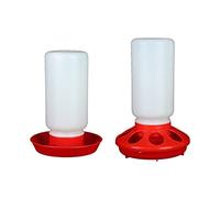 Kit de comedero y bebedero para pollitos, contenedor de agua, dispensador de alimentos para pájaros, aves de corral, bebedero y alimentador de pollitos