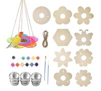 Kit de comederos de pájaros, suministros de bricolaje - Kit de fabricación que contiene alimentos y aves, para niños y niñas, estudiantes, jardín, actividades escolares, centro de naturaleza