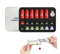 Kit De Comparador De Bola - Gaust De Espacio Para La Cabeza De Balas | Comparador De Espacio | Recarga De Suministros Y Equipos | Kits De Carga De Munición Completa | Comparación De Calibres