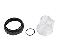 Kit de componentes de inserción de bomba de circulación para SPS50 SPS25 SPS75 SPS100 - Cubierta de prefiltro transparente con sellos de junta tórica y ajuste de tornillo para mantenimiento de