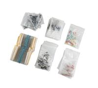 Kit de Componentes Electrónicos, 1390 Piezas, Incluye LED, Resistencias, Condensadores, Diodos y Transistores