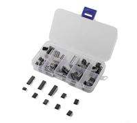 Kit de componentes electrónicos IC 85PCS paquetes DIP con temporizador NE555 LM324 Dual Op Amps LM393 UA741 ULN2803 LM358 LM386 y otros