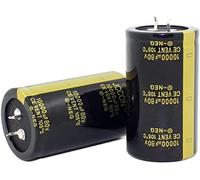 Kit de condensador 10 piezas-5 piezas 80V10000UF 10000UF 80V condensadores electrolíticos de baja frecuencia alta frecuencia 35X60MM condensadores suministros de bricolaje