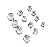 Kit de condensadores electrolíticos aluminio SMD 130 piezas, 13 valores, 1 UF-220 UF, conjunto surtidos, 16 V, 25, 50, 4,7, 10, 22
