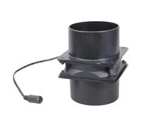 Kit de conducto en línea para ventilación de ventilación de ventilación de 12 V, extractor de escape para el hogar al aire libre, ventilador de ventilación de baja potencia