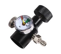 Kit de conector adaptador para cilindro de CO2, rosca G1/2-14, para recarga de soda con manómetro de 3000 psi