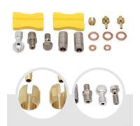 Kit de conector de banjo de freno de disco hidráulico adecuado para BH90 para bicicletas de carretera Hope con juego completo para conexiones de freno y reparaciones (para HOPE)