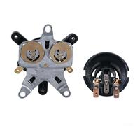 Kit de conector de interruptor de temperatura de hervidor eléctrico de 2 piezas para aplicaciones estándar de acoplador de base de termostato