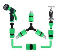 Kit de conector de manguera - Conjunto de conectores de manguera | Conector rápido de extremo de Tùyau, uso profesional sin fugas en el jardín, versátil, accesorio de acoplamiento para b