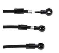 Kit de conector de manguera de freno de bicicleta de aluminio para | Freno hidráulico adecuado para Shimano SLX XT XTR BH90 Oro Plata
