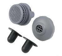 Kit de conector de salida de entrada de piscina Intex sobre el suelo con 1.25 pulgadas para colador de boquilla de chorro y rejillas compatibles con piscinas de la serie Easy Set, para un reemplazo