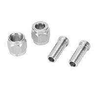 Kit de conector de tuerca de ajuste de púas de acero inoxidable, 8 mm, 1/4 pulg., 5/16 pulg., bloqueo de bola, bloqueo de pasador, accesorios de barril de cerveza casera para