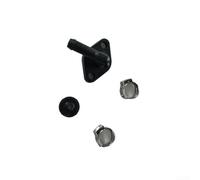 Kit de conector en forma de L para limpiador de vapor, anillo de sellado de aleación de aluminio para caldera Karcher SC1 SC2 Salida de vapor con 2 abrazaderas de manguera, 1 junta, fácil sin