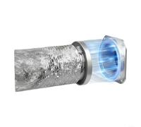 Kit de conector magnético para ventilación de secadora, metal, ajuste seguro y seguridad contra incendios