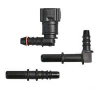Kit de conector rápido de línea de combustible de nailon de 3 piezas para tubo de 6 mm y manguera de 8 mm utilizado en aplicaciones de entrega y servicio de combustible de vehículos