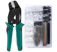 Kit de Conectores 2316 Piezas con Alicate de Crimpado SN-2549, Conectores Tipo XH 2,54 mm, PH 2,0 mm y Dupont 2,54 mm, Terminales Macho/Hembra, Pines y Cable Plano para Electrónica DIY