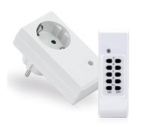 Kit de conectores controlados por radio conecto, 1 enchufe controlado por radio y 1 mando a distancia, 1100 vatios, blanco SA-CC50686/ CC50686
