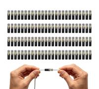 Kit de conectores de alambre, 100 piezas, aislado, resistente al agua, sin soldadura, de bajo voltaje, con kit de bloqueo, para tráiler automotriz, RV, taller, reparación, luces LED