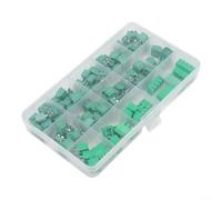 Kit de conectores de bloque de terminales de tornillo de montaje en PCB verde con adaptadores de 2 pines y 4 pines para Arduino para Raspberry Pi Gpio Expansión y equipo de adquisición de datos con