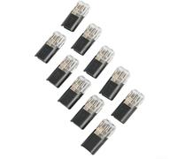 Kit de conectores de cable de 2 pines para cableado automotriz, plástico ignífugo UL94V-0, clasificación 300V/9A, compatibilidad 0,34-0,75 mm², tipo punción ínsula