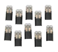 Kit de conectores de cable de alambre para coche, abrazadera de terminal de 2 pines, conector de cableado eléctrico con conexión segura de pinchazos para sistemas eléctricos de vehículos