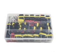 Kit de conectores de coche para arnés de lámpara de xenón HID, 352 conectores de cable impermeables automotrices con clasificación IP67, terminales de cobre y sellos de goma, 4 agujeros macho hembra