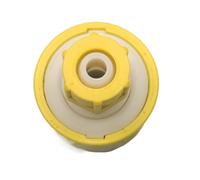 Kit de conectores de manguera de repuesto para Kärcher para limpiadores de vapor puzzi 8/1 y 10/1 - Manguera de agua de 2,5 m con conectores amarillos y pezón (número de pieza 4.446-023.0)