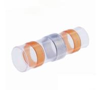Kit de conectores de sellado de soldadura eléctrica con forro termorretráctil para conexiones impermeables en aplicaciones marinas y automotrices (naranja)