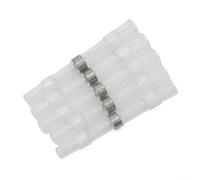 Kit de conectores de tubo termorretráctil de soldador, 50-800 unidades, resistentes al agua, con anillo de estaño para coche para motocicleta, instalación eléctrica, azul, amarillo, blanco, negro (800