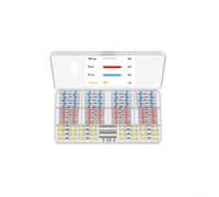 Kit de conectores termorretráctiles de sellado de soldadura con anillos dobles para cableado automotriz marino, terminales eléctricos impermeables para coches, camiones, barcos, 200 o 120 piezas de