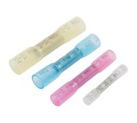 Kit de conectores termorretráctiles para aplicaciones marinas y automotrices, impermeables y fáciles de identificar para un uso fiable (80 piezas)