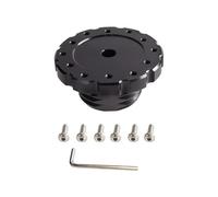 Kit De Conexión De Adaptador De Volante De Aluminio Para Thrustmaster TXT300 T500TS RS-QR032 Adaptador De Cubo De Volante(Black)