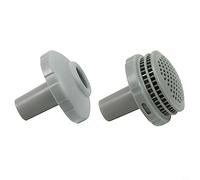 Kit de conexión de piscina, boquilla de entrada de malla de pantalla para conexión Intex de 32 mm