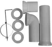 Kit de conexión Duravit Vario para inodoro con salida Vario y excéntrico incluido, 0014220000