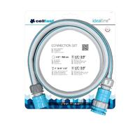 Quick Connection Set For Hose Reel Cart Cellfast + 12,5 Mm 3 Pieces NUEVO