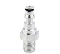 Kit de conexión rápida para lavadora de alta presión para adaptador M14 M22 para LAVOR para Vax - Juego de accesorios de manguera de aleación para lavado a chorro y limpieza de coche, plateado (M14