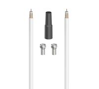 Kit de conexión SAT, 100 dB, 10 m