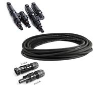 Offgridtec 0005-10002 - Solaranschluss-Set (4 mm², 10 m, Solarkabel und Y-Buchsen)