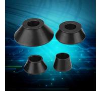 Kit de cono cónico estándar SustVita para eje de 40 mm, conos equilibradores de ruedas de acero al carbono n.° 45 que cubren orificios de cubo de 1,77" a 5,39" para automóviles,