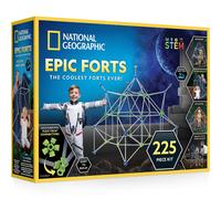 Kit de construcci n de fortalezas para interiores de National Geographic: 225 piezas para ni os creativos
