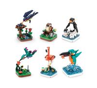 Kit de construcci n de modelos de aves majestuosas de Apostrophe Games - 876 piezas - Seis modelos de aves nicos para ni os y adultos