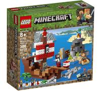 Kit de construcci n LEGO Minecraft The Pirate Ship Adventure 21152 (386 piezas)