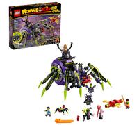 Kit de construcci n LEGO Monkie Kid Spider Queens Base aracnoidea 80022 (1 170